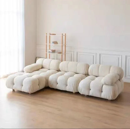 Sofa Combinations with Flexible Fabric Modules Furniture-Inspired Living Room Sofa Minimalist Style Comfortable