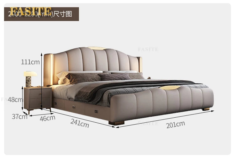Luxury Frame Double Bed King Size Modern Living Room Frame Double Bed Queen Hotel Princess Cama De Casal Bedroom Furniture