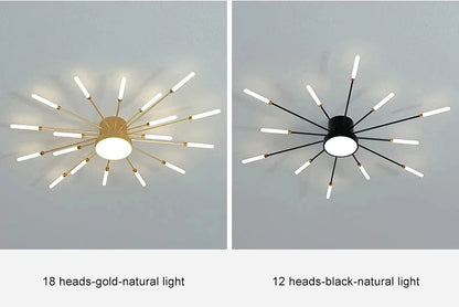 Creative LED Ceiling Lamp Modern Living Room Lights Nordic Home Decor Dining Bedroom Lighting Lustre Indoor Ceiling Pendant Lamp