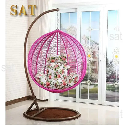 -Indoor Outdoor Rope Hanging Swing Terrace Bedroom Hammock Egg Chair Swing Custom Patio Swing Chair