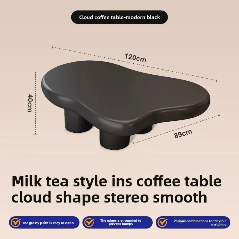 Clouds Tea Table House Lonely Wind Nordic Home Living Room Small Apartment Shaped Cream Simple Modern Tea Coffee Table Furniture