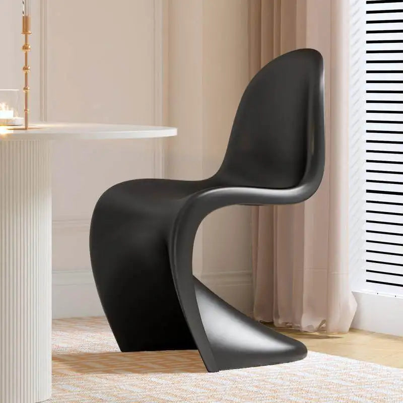 Acrylic transparent chair simple household light luxury high-end dining table chair makeup chair Pan Dong chair