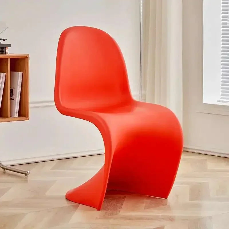 Transparent Plastic Chair Living Room Relax Backrest Waiting Cafe Chair Hotel Acrylic Design Dining Stool Nordic Furniture