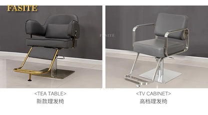 Double-sided mirror table for tgf barber shop, special for dyeing and ironing double-sided mirror hair salon for hair salon