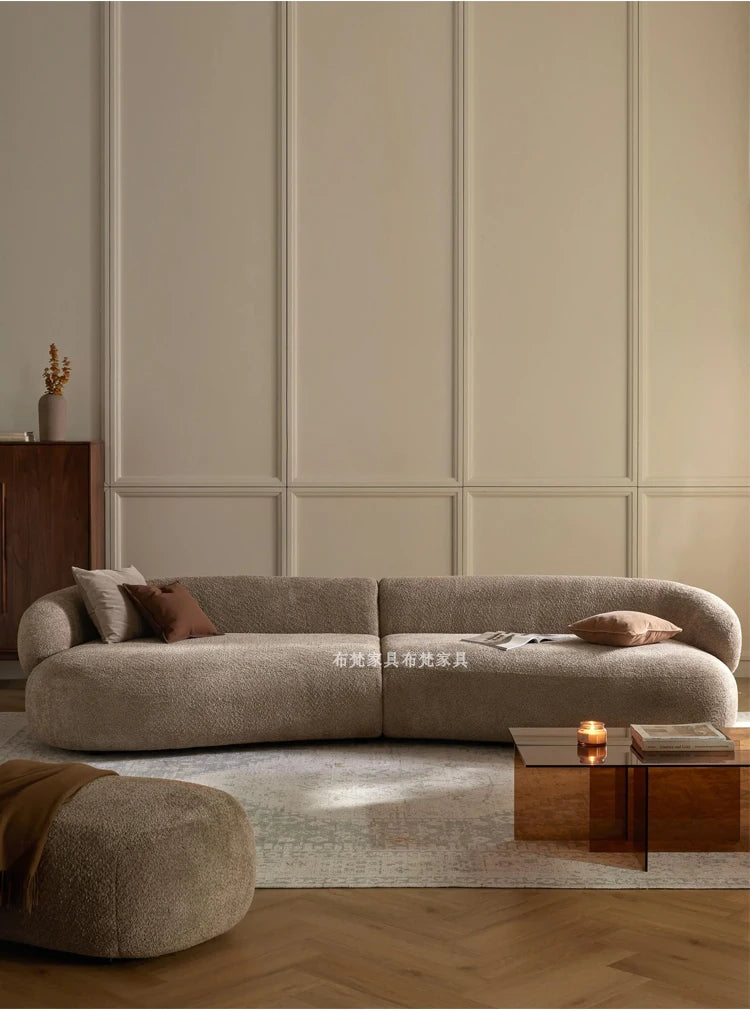 Designer Lounge Living Room Sofas Children Luxury Modern Nordic Sofas Canape Outdoor Curved Wood Divano Lounge Suite Furniture