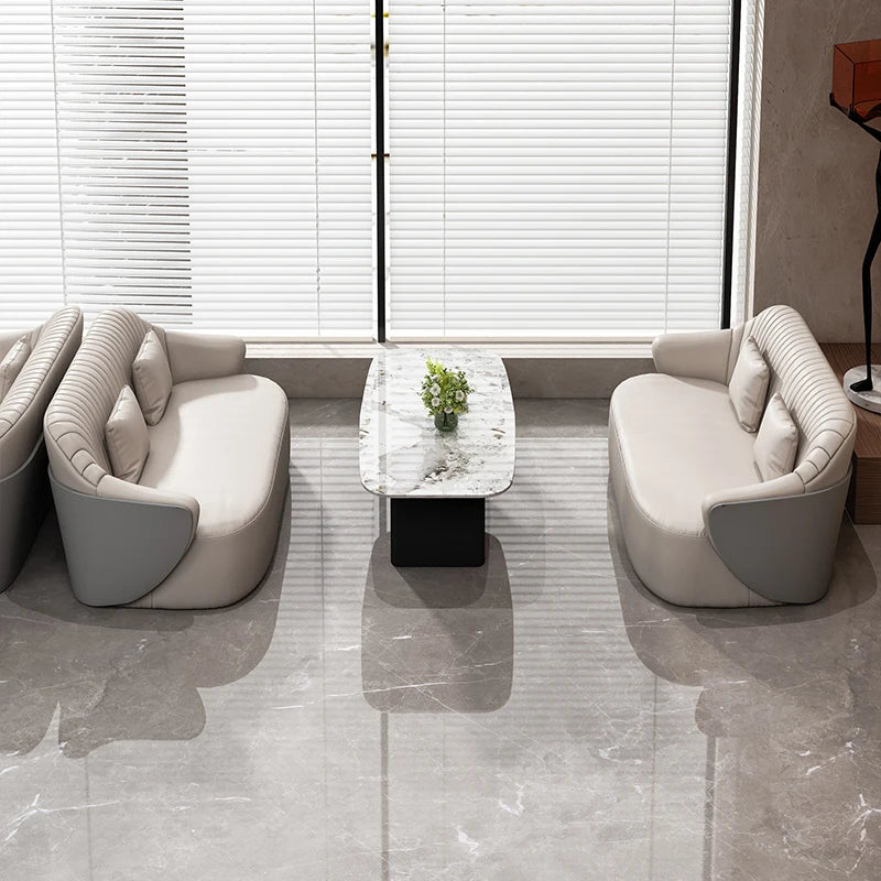 LMM negotiates business office sofa table and chair combination for business reception