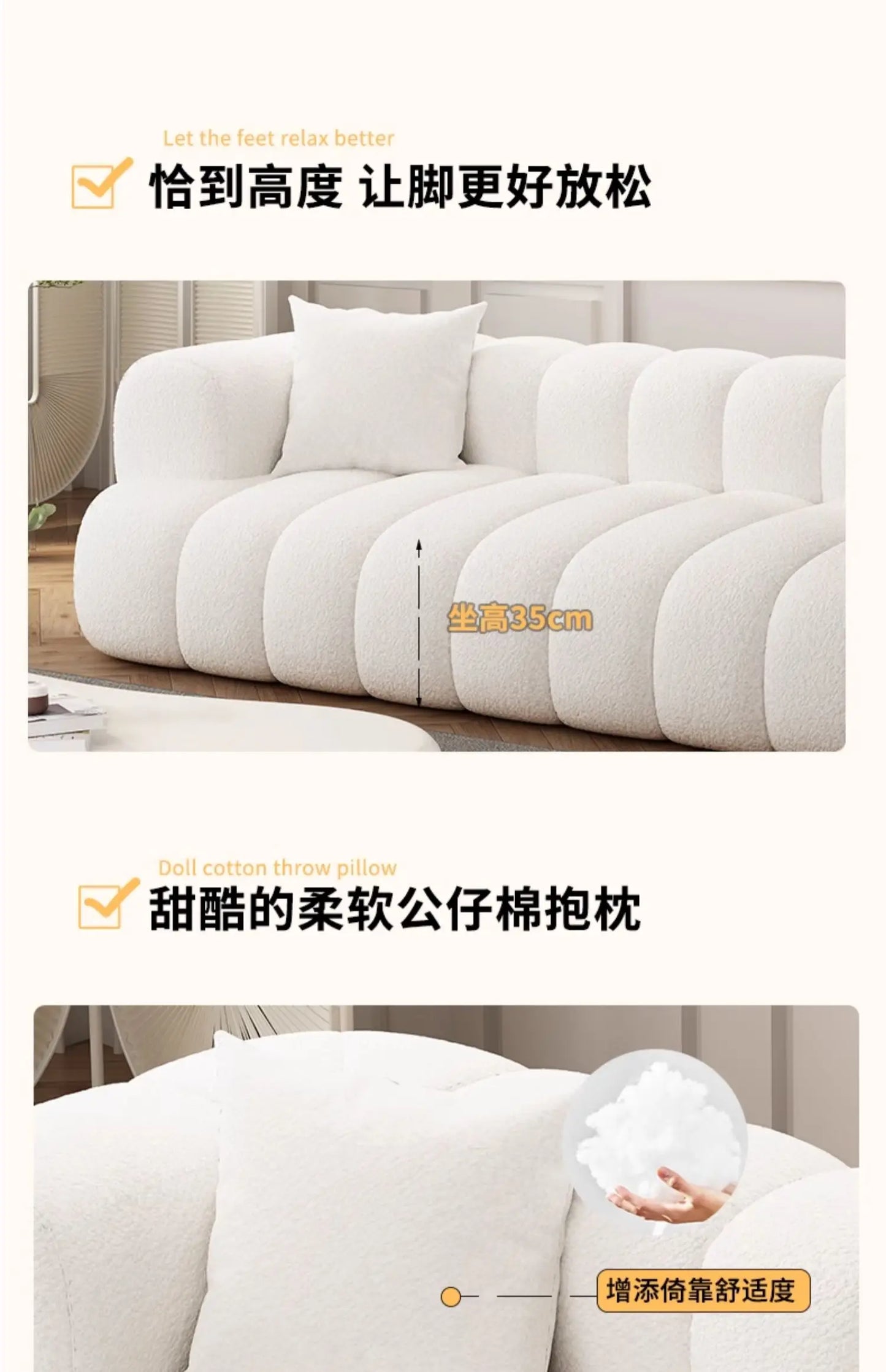 Soft Pillows Stylish European Modern Plush Reclining Sectional Sofa Comfortable Living Room Furniture Trendy Mueble Home Decor