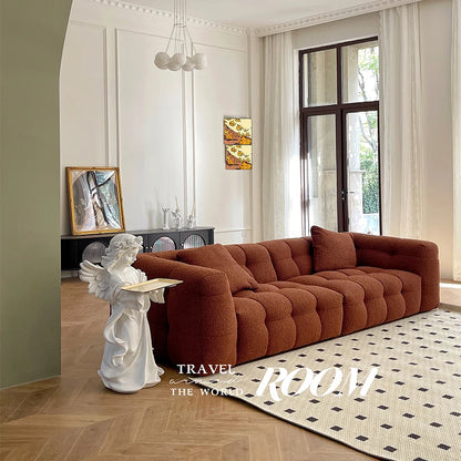 Minimalist Waterproof Living Room Sofa Modern Couch Elegant Relaxing Living Room Sofa White Puff Sofy Do Salonu Home Furniture