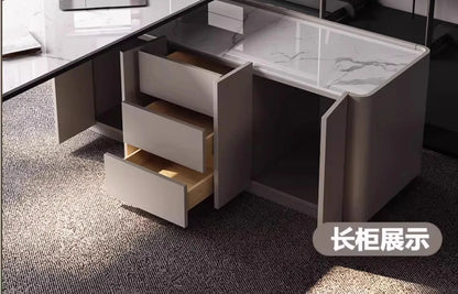 Luxury Paint Office Desk High-end Simple Modern Creative Boss Desk President Manager Mesas De Escritorio Office Furniture