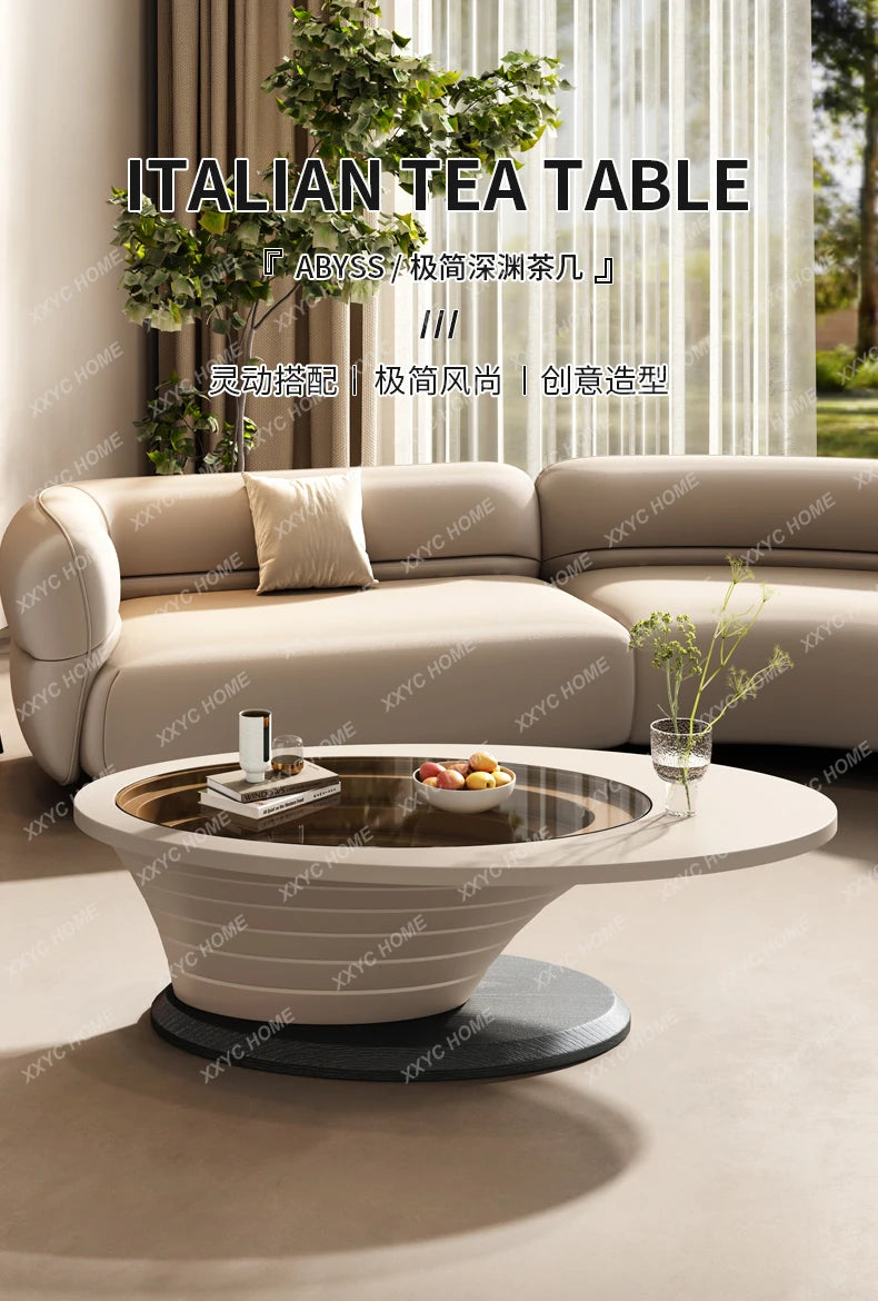 Table basse moderne simple haut de gamme, petit appartement, salon, maison