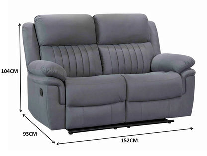 321 Recliner Sofa Set Manual  Modern Comfortable Grey Fabric Recliner Couch Recliners