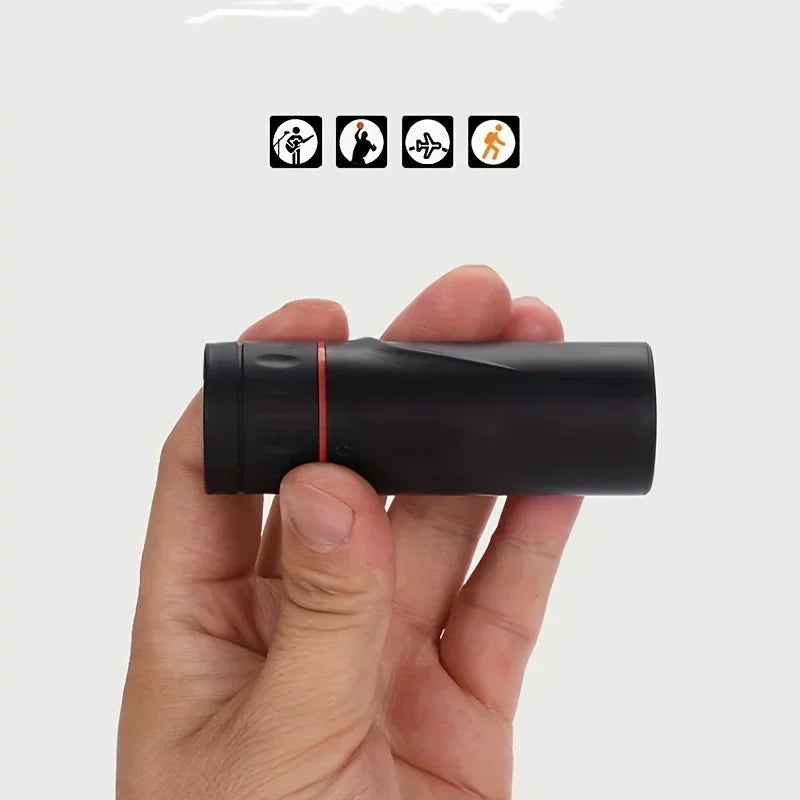 High Magnification HD Monocular Telescope Waterproof Mini Telescope Portable Military Zoom  Scope for Travel Hunting
