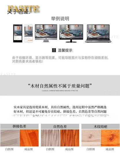 New Chinese leather sofa first layer cowhide ebony wood Italian light luxury sofa living room combination U solid wood furniture