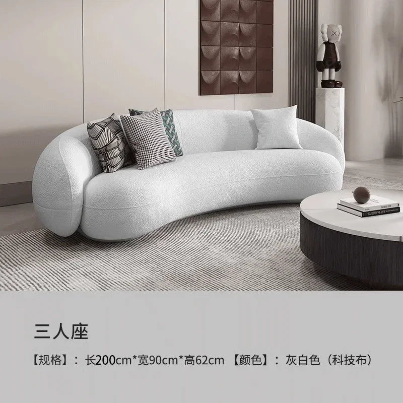 Corner Designer Living Room Sofas White Puffs Cute Relaxing Outdoor Sofa Patio Floor Sofa Garden Air Divano Balcony Furniture