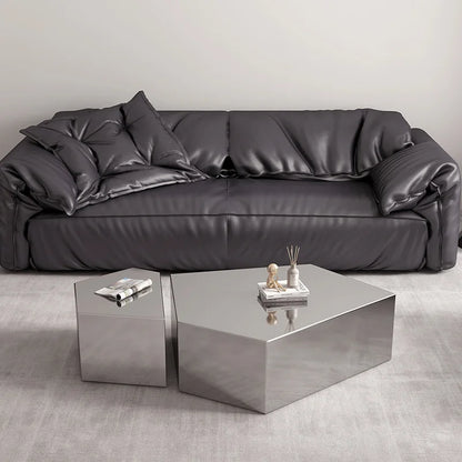 Geometric Special-shaped Creative Light Luxury Home Living Room Modern Simple Italian Stainless Steel Designer New Coffee Table