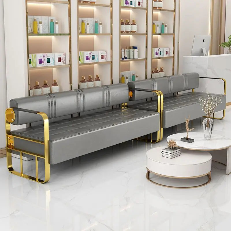 Barbershop, Sofa, Waiting Internet Celebrity Hair Salon Guests, Long Waiting Chair