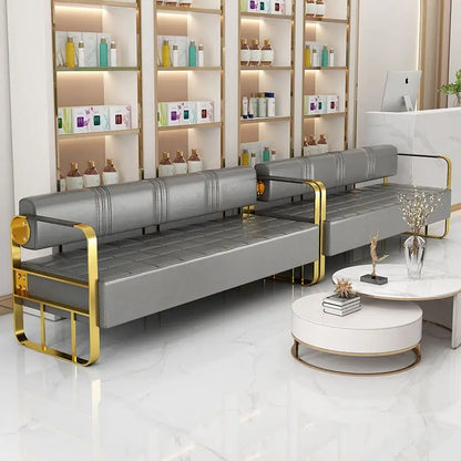Barbershop, Sofa, Waiting Internet Celebrity Hair Salon Guests, Long Waiting Chair