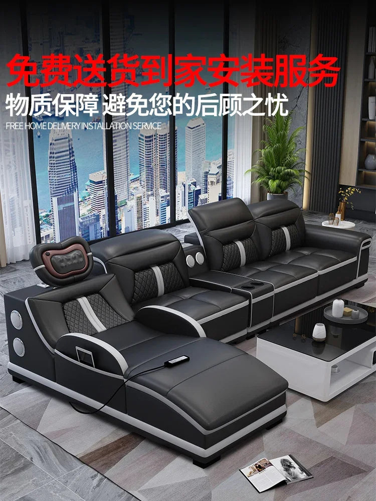 Luxury Wood Nordic Living Room Sofas Cozy Relaxing Recliner Armchair Sofas Floor Daybed Massage Woonkamer Banken Home Furniture