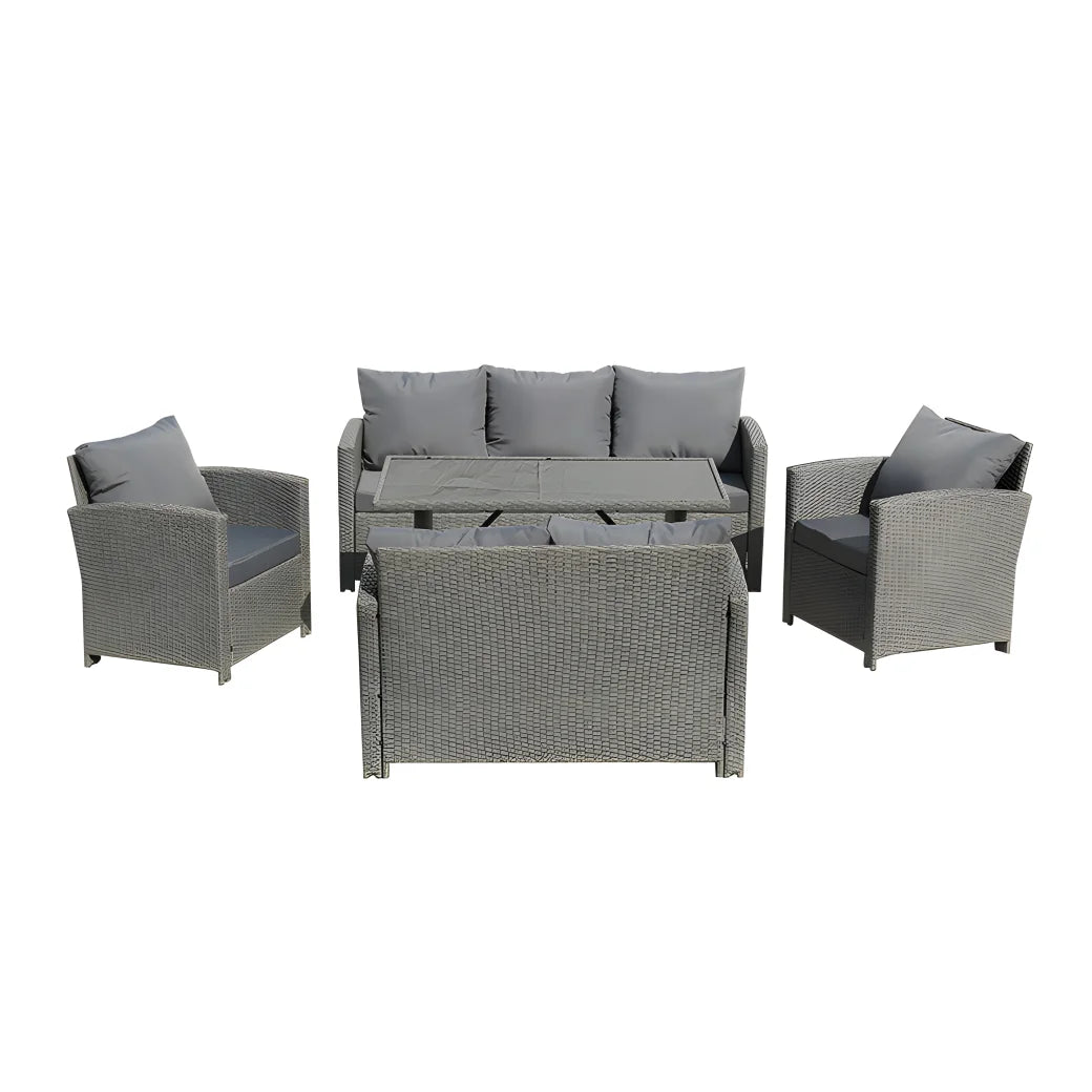 Cheap Waterproof and Sun-proof High Quality PE Rattan Leisure Sofa Set for Garden Party Resort Hotel