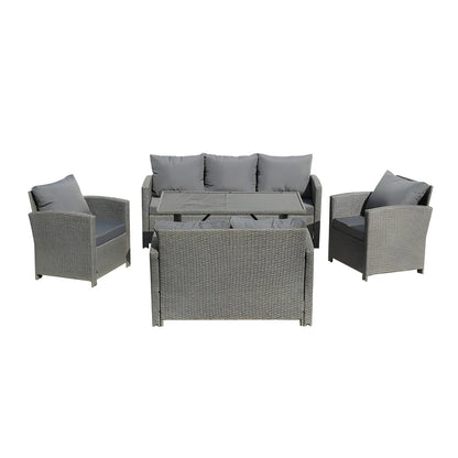 Cheap Waterproof and Sun-proof High Quality PE Rattan Leisure Sofa Set for Garden Party Resort Hotel
