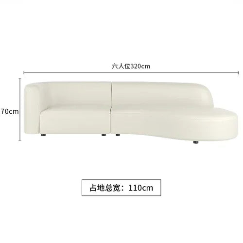 Christmas Nordic Style Sofa 3 Seater Foam Sponge Floor Module Couch Sectional Reading Curved Canape Salon Living Room Furniture