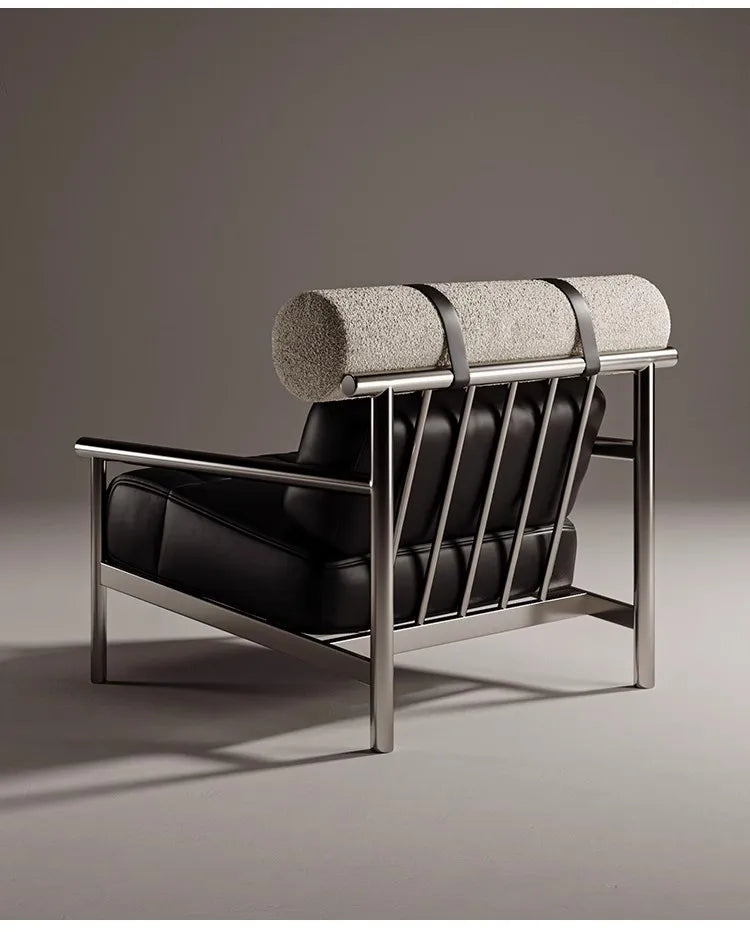Single sofa chair creative metal homestay lazy leisure chair