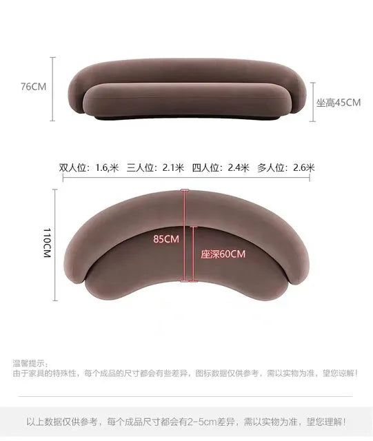 Replica Mini Living Room Sofas Designer Velvet Curved Cloud Corner Small Outdoor Nordic Sofa Luxury Divano Postmodern Furniture