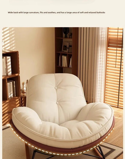 Chair Rocking Chair Lazy Lounge Chair Sofa Single Comfortable Lounge Chairs Living Room Bedroom Household Indoor Leisure Chairs
