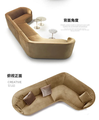 YH8  Modern office leisure sofa personalized creative  hotel lobby lounge area reception living room special-shaped combination