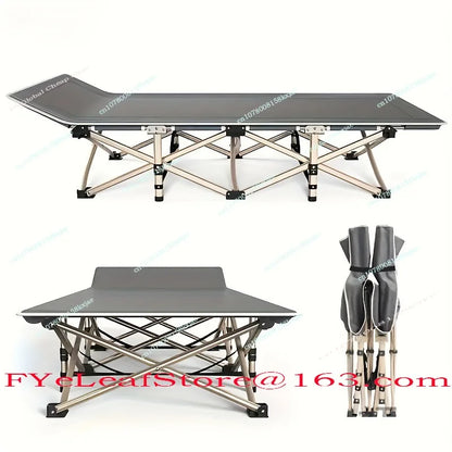 Outdoor Camping Bed Simple Folding Bed Single Office Lunch Break Bed Household