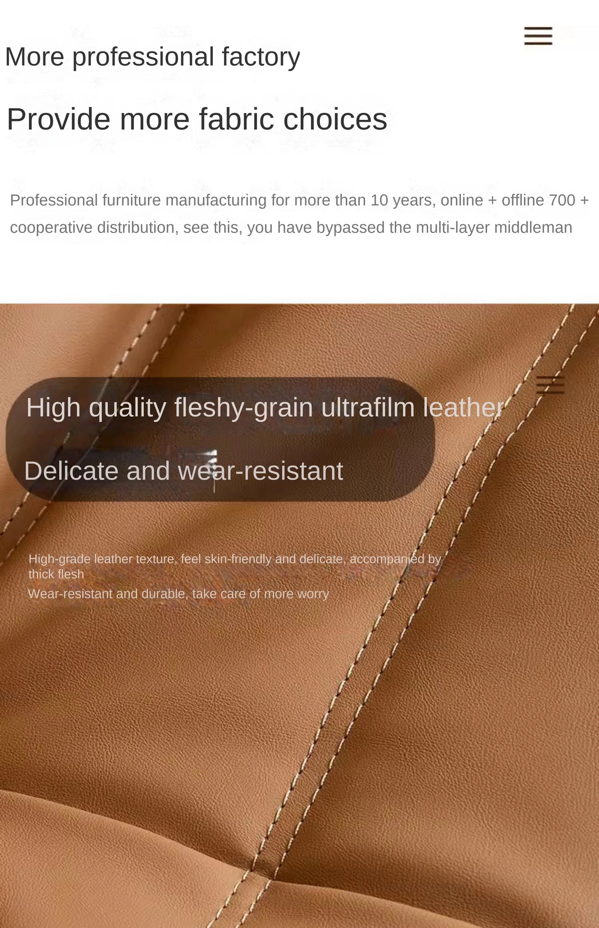 Caterpillar Togo Single Recliner Lazy Sofa Wabi-Sabi Style for Living Room Bedroom Balcony Leisure Reclining Sleep 78x103cm