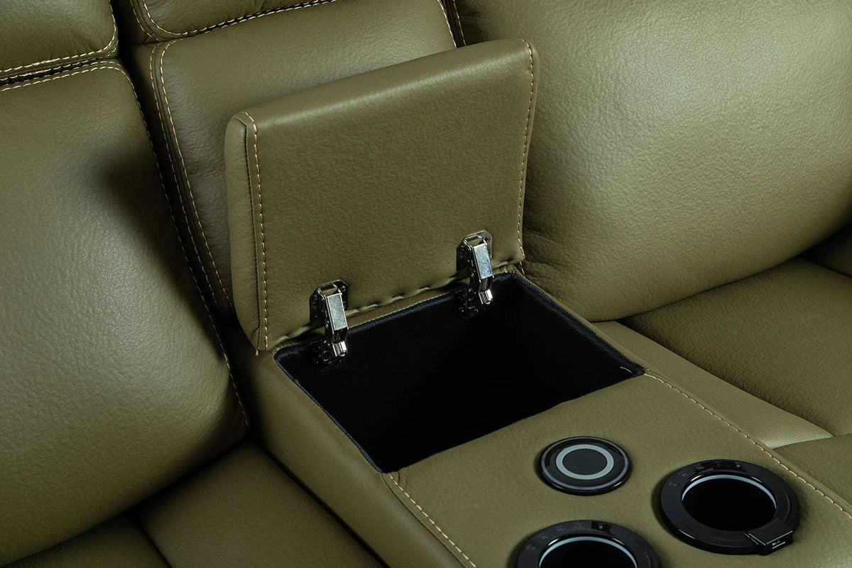 High Density Sponge 2+3 Seats Recliner Sofa Set Fabric Wireless Charging Smart Cup Holder Reading Apartment