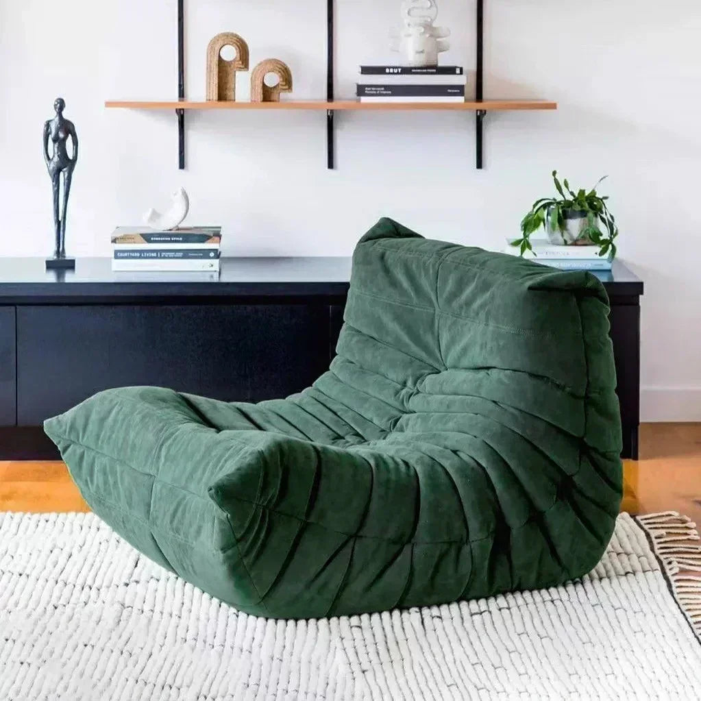 Bean Bag Chairs for Adults Soft Sofa for Living Room, Apartments Reading Corner Lounge Fireside Chair Armless Floor Sofa