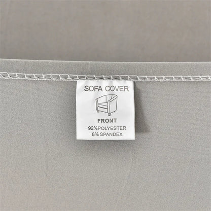 Elastic Club Chair Covers Solid Color Bath Tub Sofa Covers Single Cafe Bar Armchairs Slipcovers with Seat Cushion Cover Home