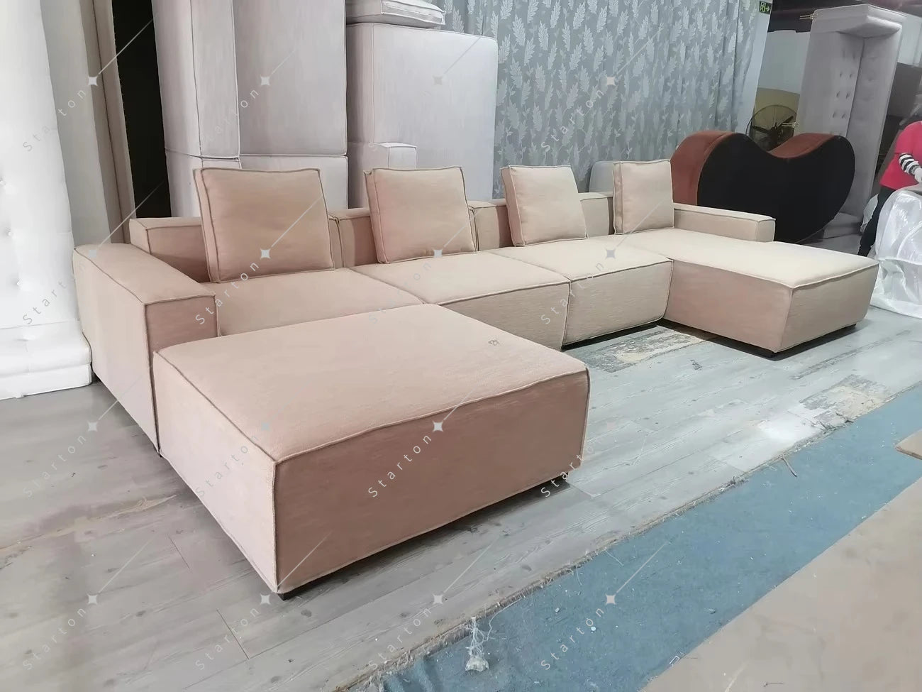 Corner Sofa Bed Sofas De Salon Canape Villa Living Room Furniture Corner Couch Modular Sectional Chaise Lounge L Shape Sofa