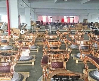 Barber Chair Retro Stylish Hairdressing Beauty Armrest Hydraulic King Hair Styling Classic Furniture Salon Barber Chair