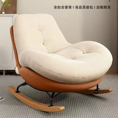 Lazy Couch Penguin Rocking Chair Indoor Leisure Rocking Chair Lounge Chair Rocking Daybed Adult Lounge Snail Balcony Home Egg