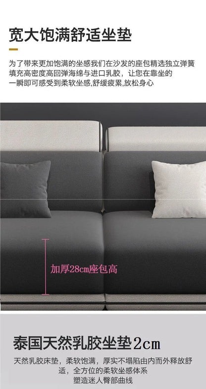 Nordic technology fabric sofa, concubine light luxury and simple