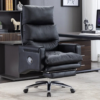 Armchair Ergonomic Office Chairs Meeting Boss Modern Recliner Office Chair Swivel Adjustable Office Furniture Silla Oficina LLOC