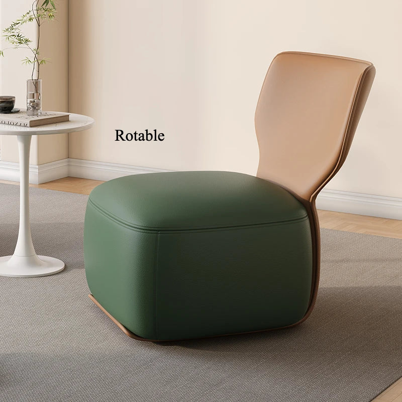 Single Sofa Chair Cream Wind Lazy Sofa Backrest Small Chair Living Room Balcony Leisure Chair Luxury Modern Sofa Furniture