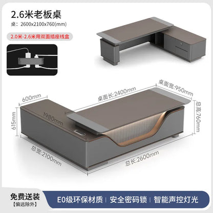 Drawers Wood Office Desks Organizer Stand Computer Portable Office Desks Study Modern Mesas De Computador Office Furniture