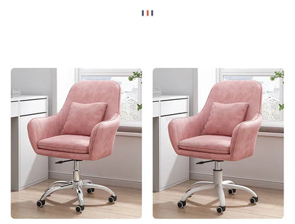 Modern Backrest Computer Chair Nordic Home Office Chairs Lift Swivel Armchair Soft Cushion Game Chair Creative Office Furniture