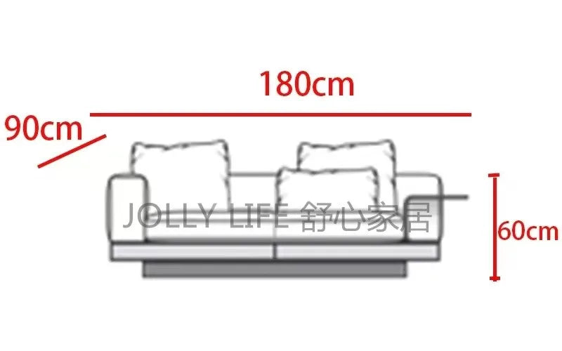 Elegant Luxury Living Room Sofas Italian Minimalist Comfortable Reclining Sofa Relaxing Balcony Muebles Postmodern Furniture