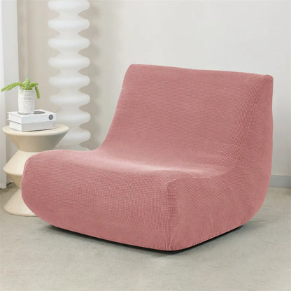 Stretch Polar Fleece Armless Sofa Cover Living Room Solid Lounge Couch Cover All-inclusive Copri Divano Fundas Para Sillones