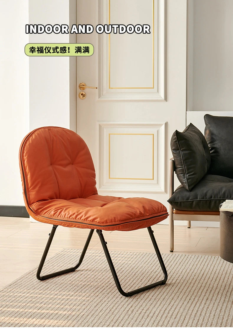 Fashionable, luxurious and comfortable sofa that can be folded and is portable. Single-person living room chair. Outdoor fishing