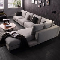 Wholesale New Products L-Shape Sectional Sofa Set for Living Room Sofa Nordic Tech Fabric Bedroom Furniture Special