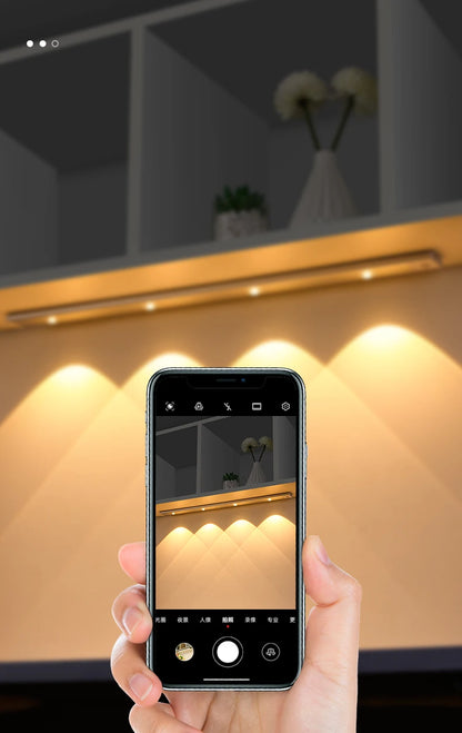 Motion Sensor Light LED Sensor Lamp Wireless Ultra Thin USB LED For Kitchen Cabinet Bedroom Wardrobe Indoor Lighting Night Light