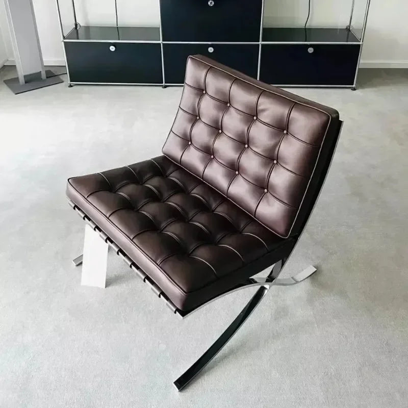 Designer Basarona Single Sofa Chair Balcony Business Guest Negotiation Reception Office Living Room Bedroom Leisure Furniture HY