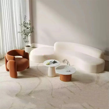 Beauty Wholesale Single Sofa Chair Balcony Light Luxury Single Chair From China Supplier Acrylic Chairs