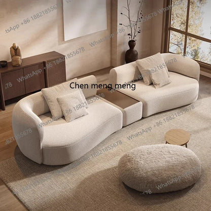 P32 Minimalist sofa large apartment living room special-shaped corner fabric, modular combination sofa